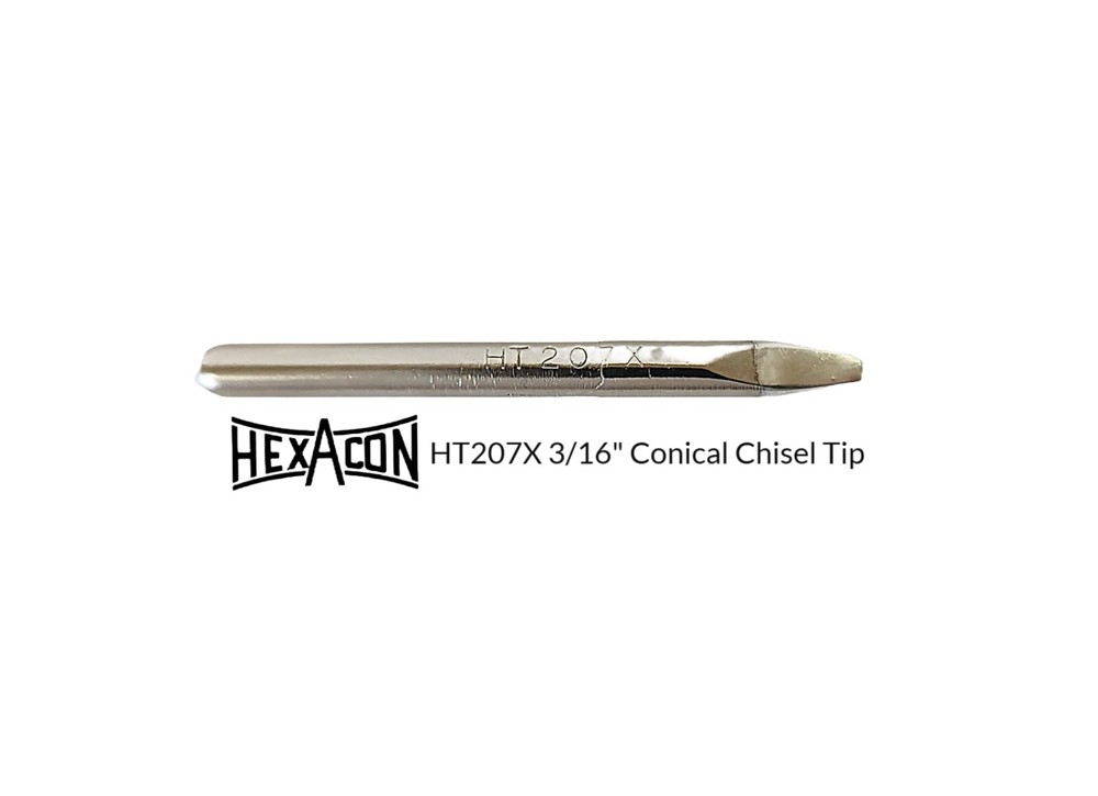 HT207X  3/16"  Conical Chisel Tip