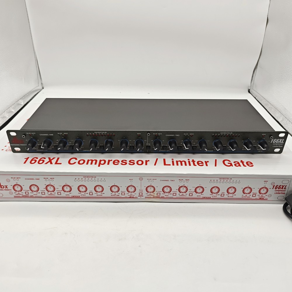 DBX 166XL Compressor Limiter/Gate Effects DSP Processor US Stock