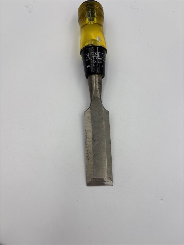 STANLEY No.60 Wood Chisel Made In USA Sharp Edge Nice 1”