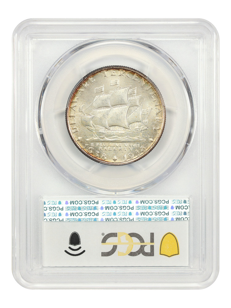 1936 50C Delaware PCGS/CAC MS67 - Classic Silver Commemorative
