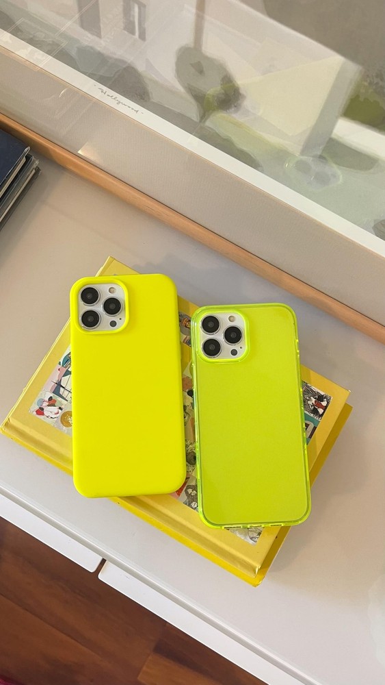 FELONY CASE iPhone 16 MagSafe Case, Liquid Silicone, Yellow Shockproof Protectio