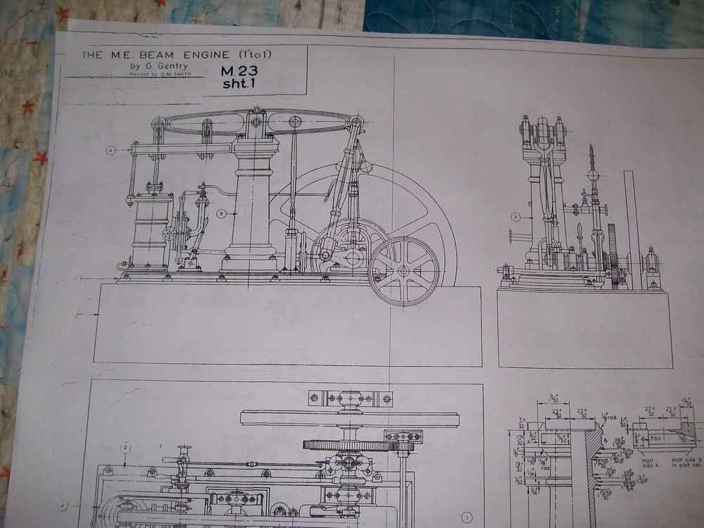 beam steam engine model plans