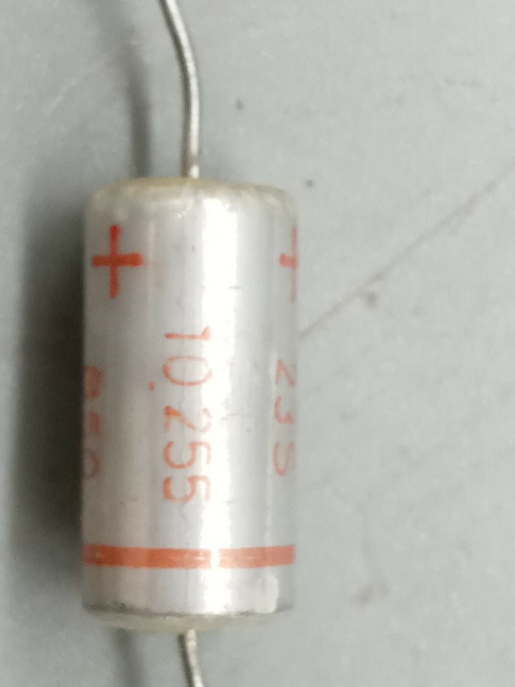 1 NOS Axial Electrolytic Capacitors 150uf - 10V