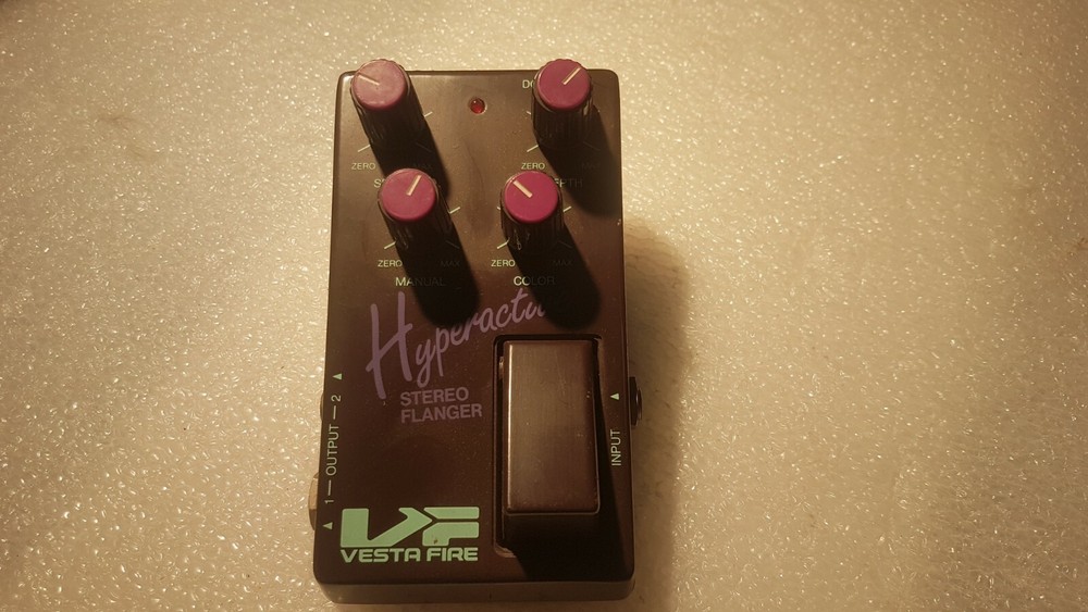 80's VESTER FIRE HYPERACTIVE STEREO FLANGER