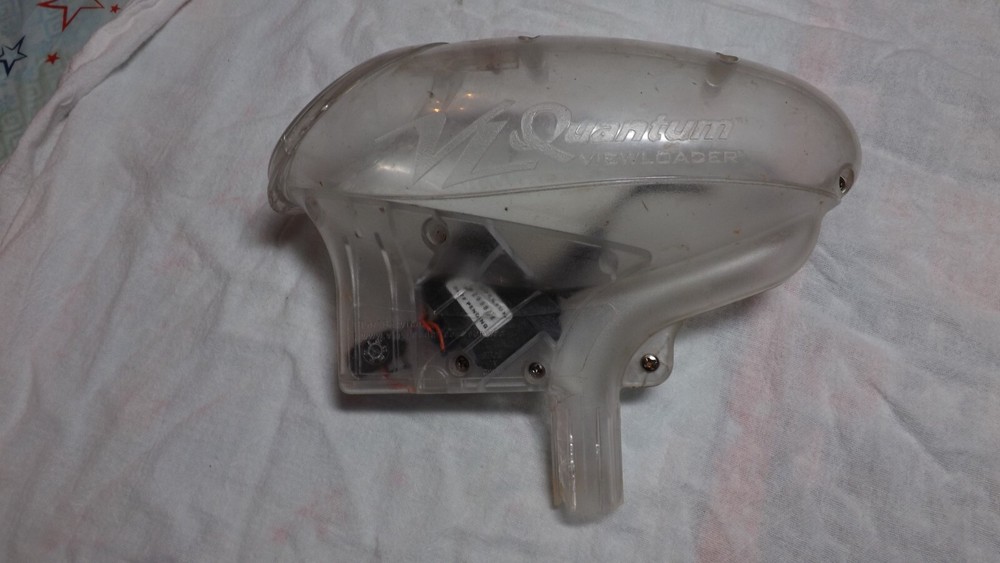 VL Quantum Viewloader Clear Motorized Paintball Gun Hopper Feeder Loader