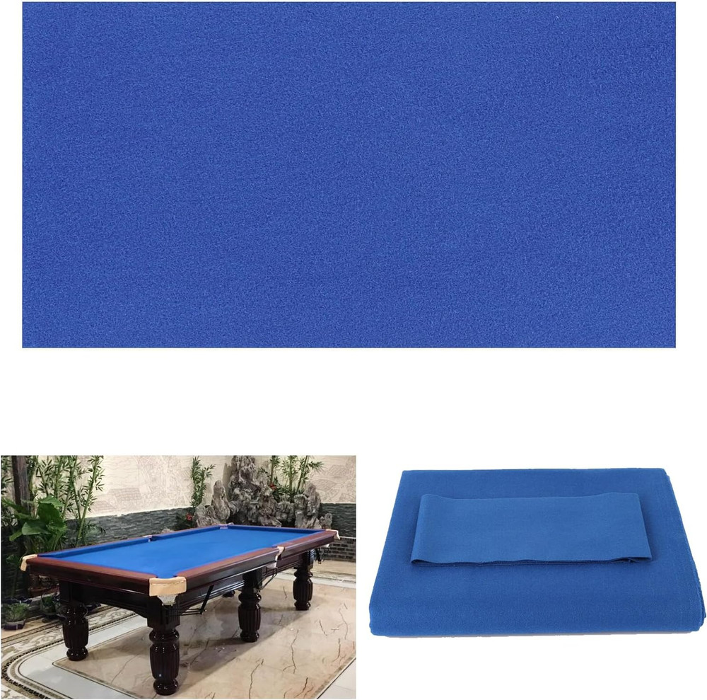 8" Pool Table Felt W/ 6 Cloth Strips, Pre Cut Billiard Table Cloth Felt