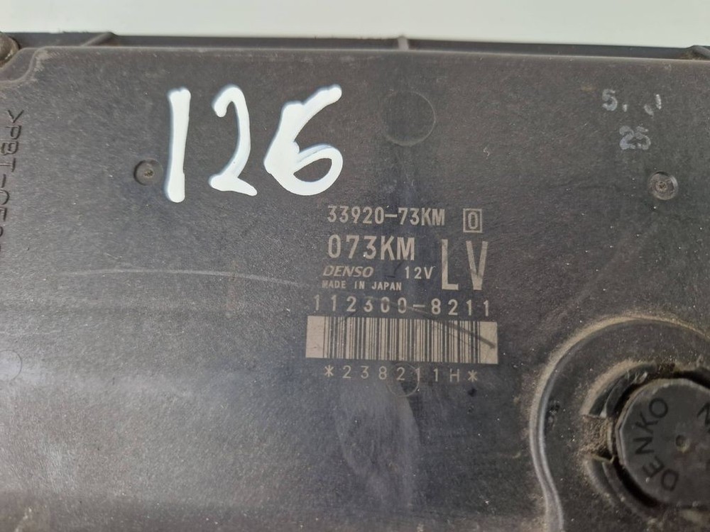 Suzuki Swift I 2008 Engine Control Module ECU 3392073KM kW BVV1814