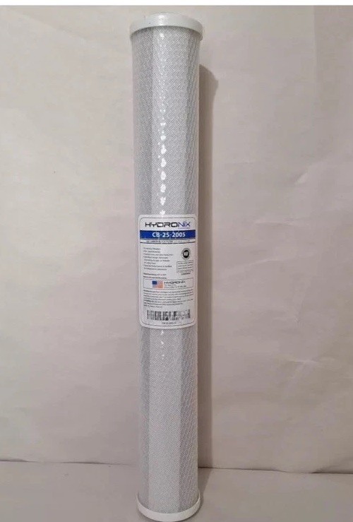 CARBON BLOCK FILTER 2.5"X20" 5 MICRON HYDRONIX CB-25-2005 2 PACK