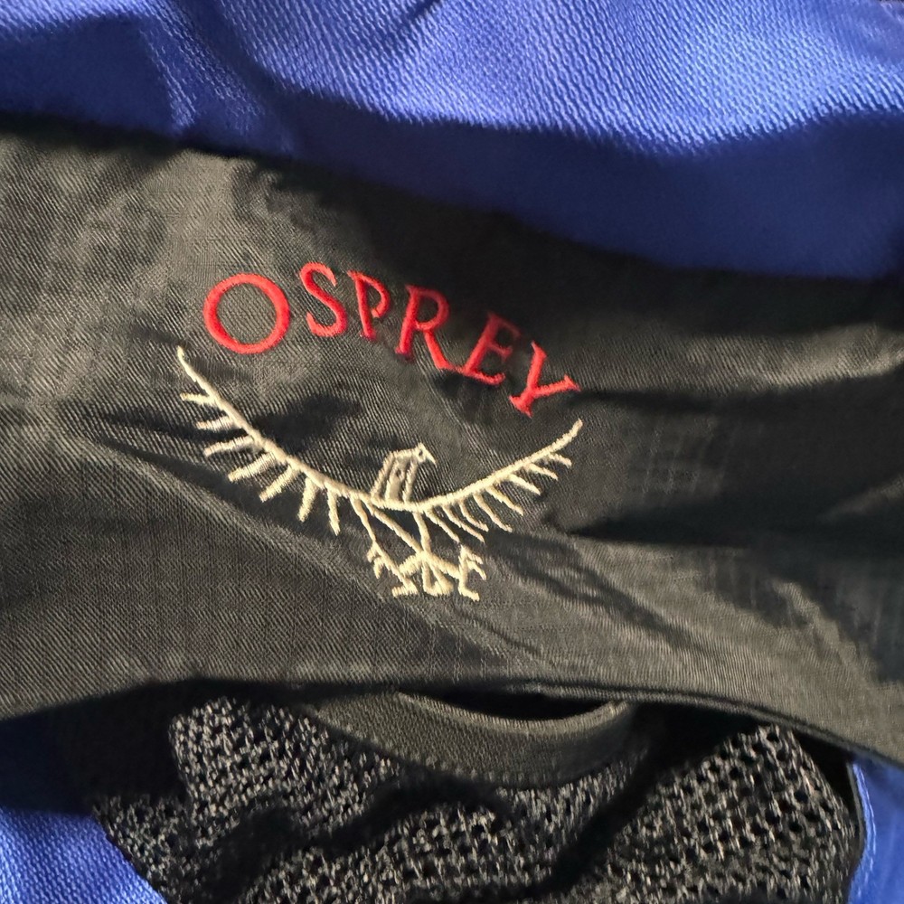 VTG RARE Osprey Aether 90 Hiking Backpack Frame Black & Blue With Large Frame