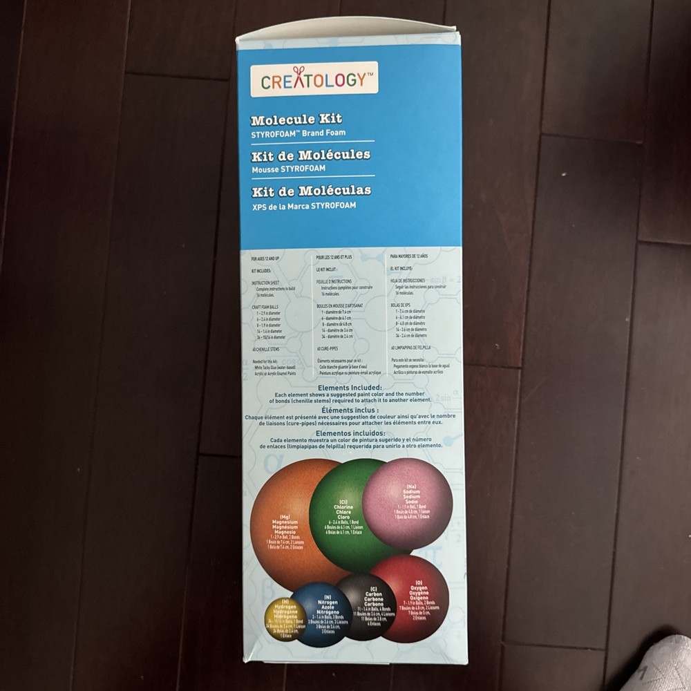 Molecule Model Kit All White Creatology (Rvb3)