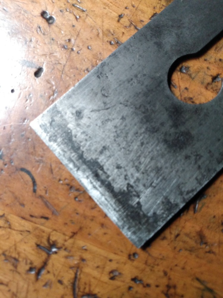 STANLEY LARGE LETTERS ONLY 2" plane blade, #4-5 size. SEE FULL DESCRIPTION.