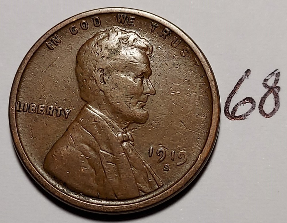 1919-S Lincoln Wheat Cent       #68
