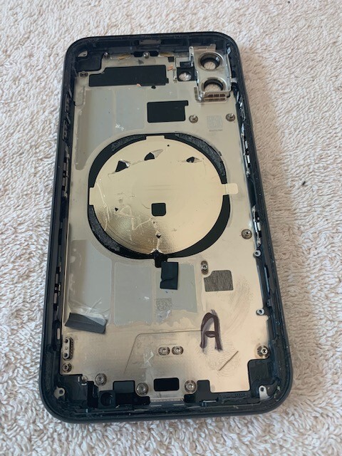 Apple iPhone 11 rear back glass housing chasis Black ( D )