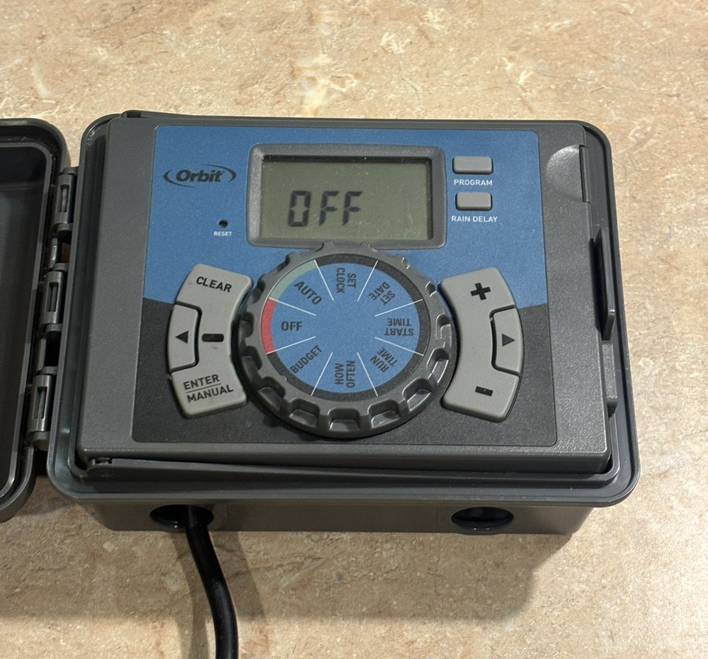 Orbit 12 Zone Station Water Sprinkler Timer Controller 27892 3 Programs Digital