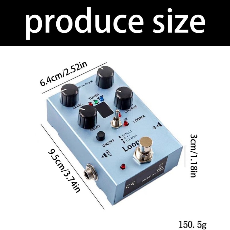 High Performances Electric Guitar Multi Effects Processor for Live Performances