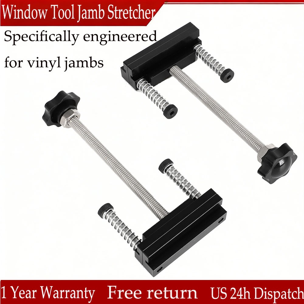 2PCS Window Tool Jamb Stretcher Set Window Spreader Jamb Stretcher Aluminum , US