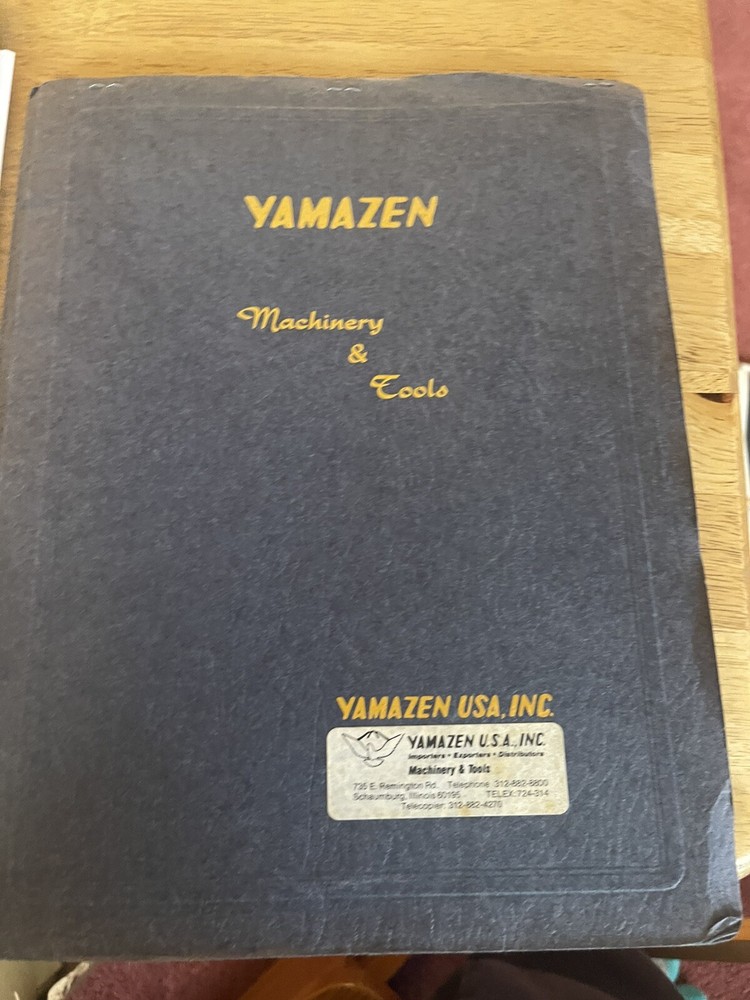 Yamazen Tooling System Catalog