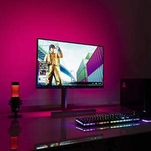 Black 9.8ft LED Backlight Strip Light With APP Remote Control RGB Color Changing