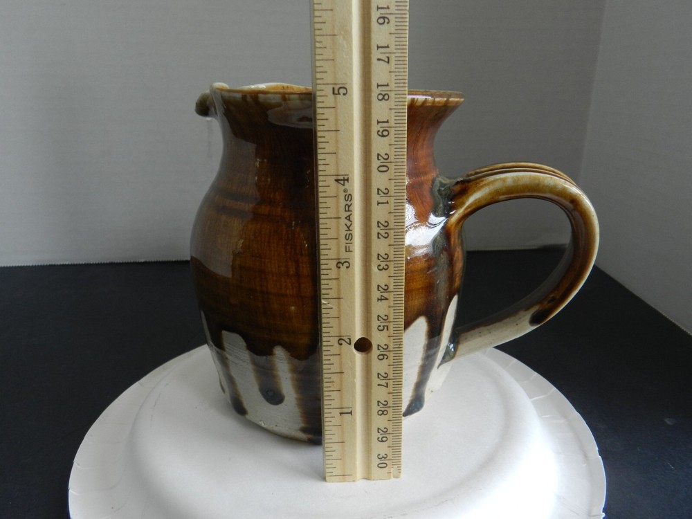 Rare Signed WL Baker Stoneware Jug...