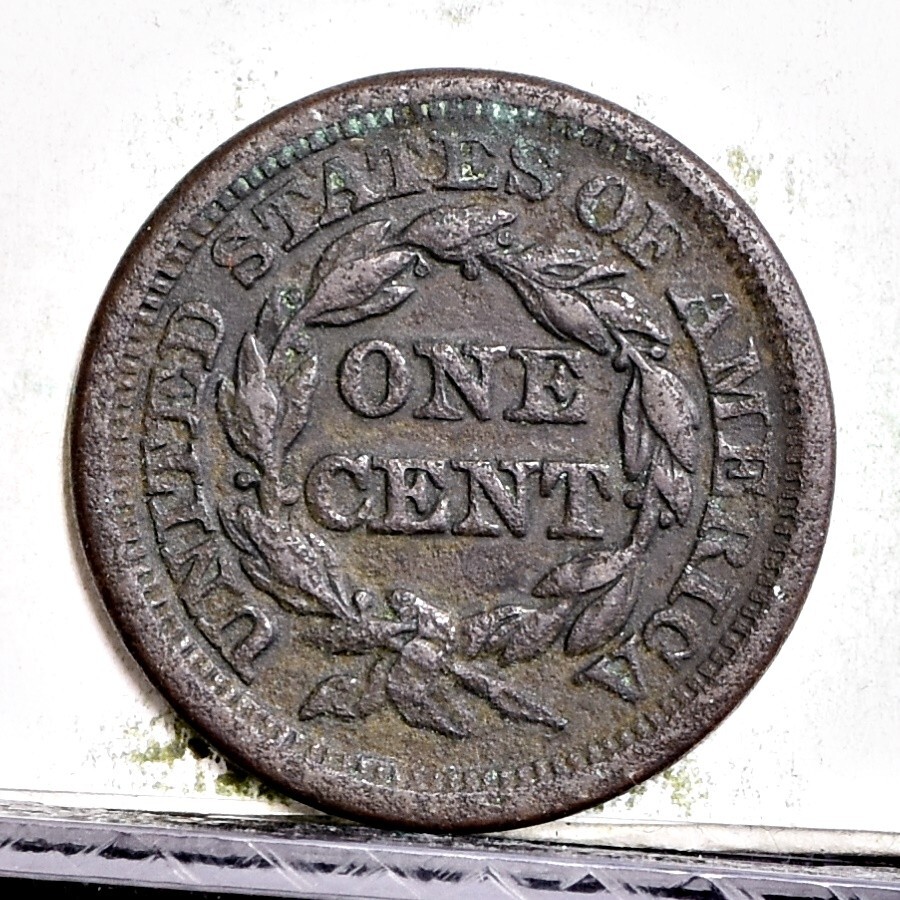 1853 Large Cent - Fine Details, Rough Surface (56658-L)