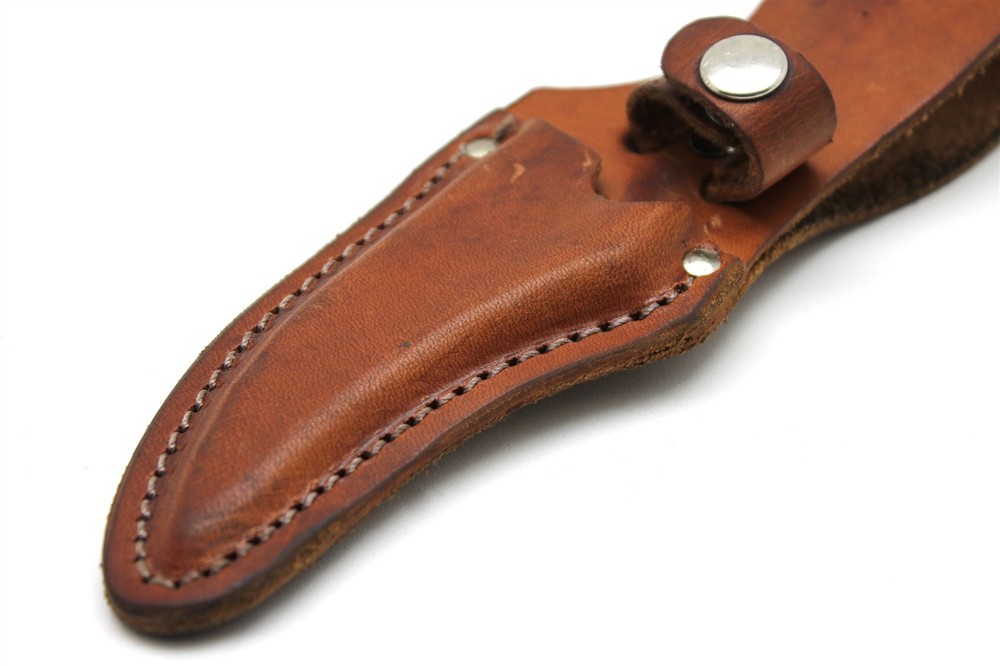 Brown Genuine Leather Knife Case