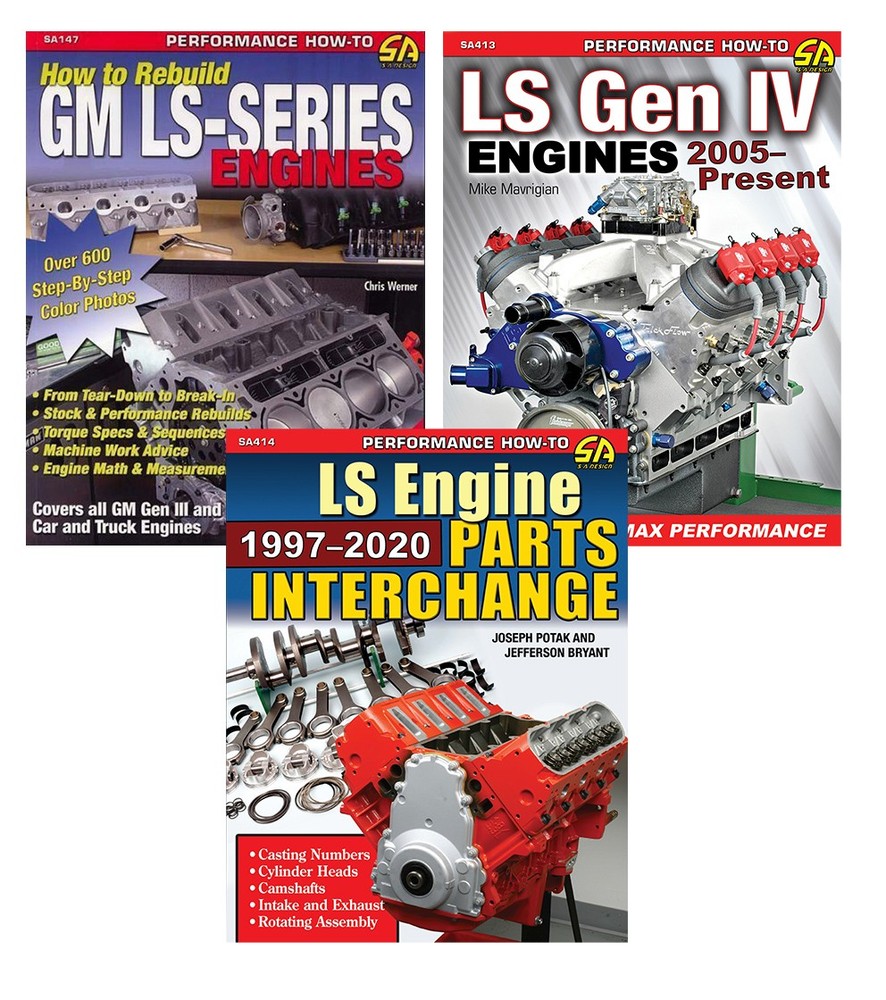Ultimate LS Engine 3-Book Collection: Parts Interchange, Rebuild, & Performance