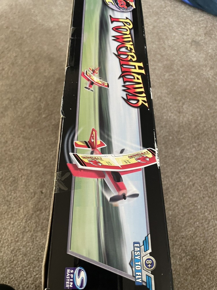 RARE Air hogs POWERHAWK Biplane 27mhz 2006 SpinMaster