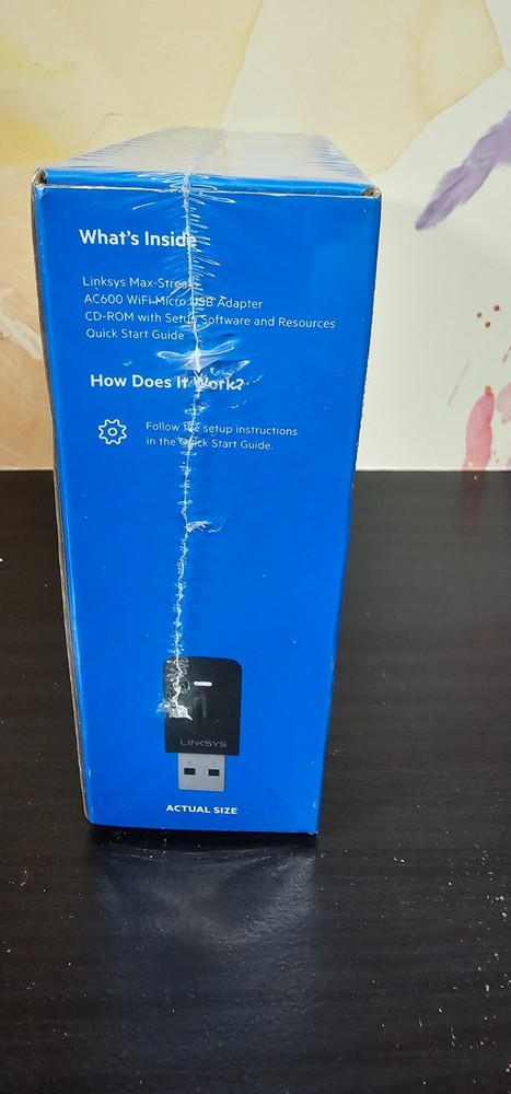 LinkSys AC600 (WUSB6100M) MU-MIMO Next-Gen AC Max-Stream Wifi Micro USB Adapter