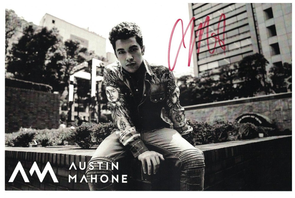 Austin Mahone Signed Autographed Photo Singer
