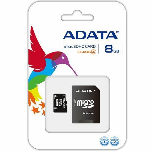 ADATA 8GB MicroSDHC Card With Adapter