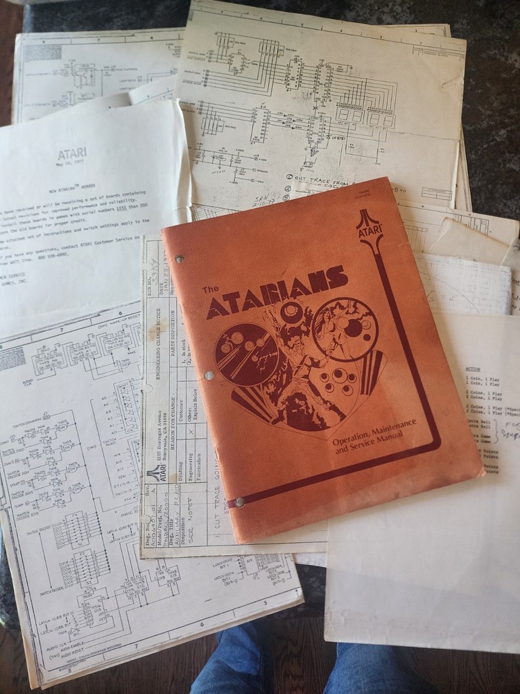 Atari Atarians Pinball Manual