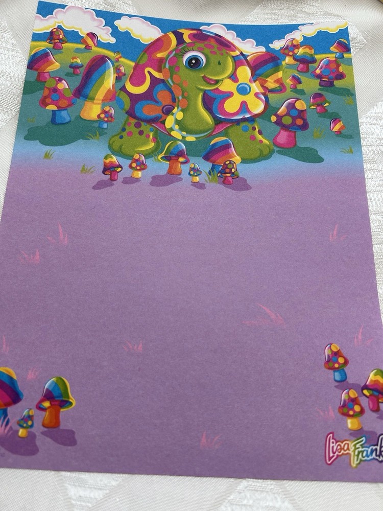 Lisa Frank Stationery Writing Sheet