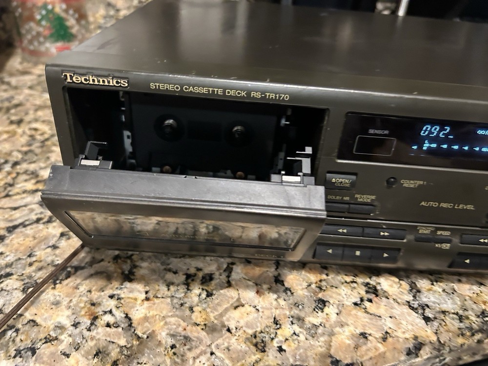 Vintage Technics Dual Double Cassette Deck Tape Player READ VIDEO