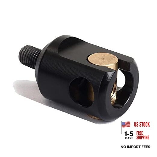 Bow Stabilizer Quick Disconnect Double Joint Archery Shock Absorber Black