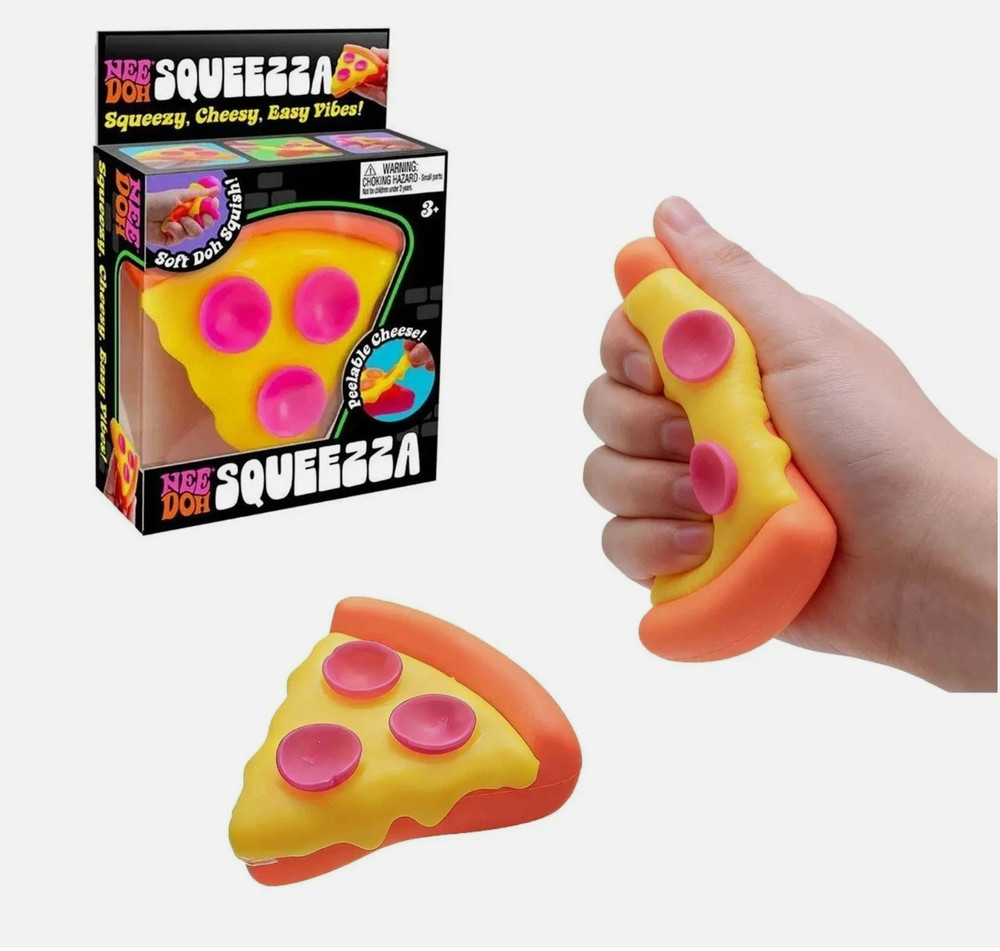 NeeDoh Squeezza Pizza Nee Doh Squeeze