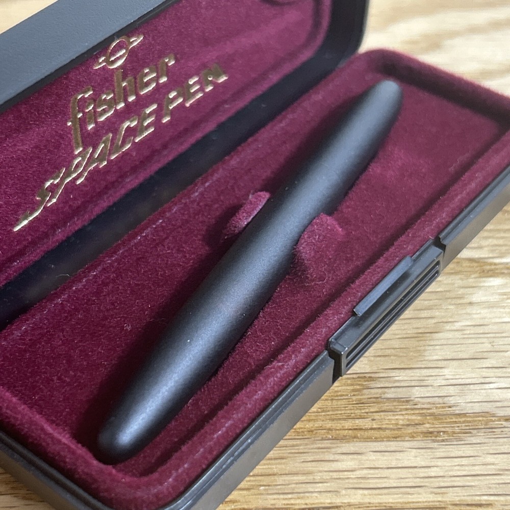 Fisher Space Black Pen & Case
