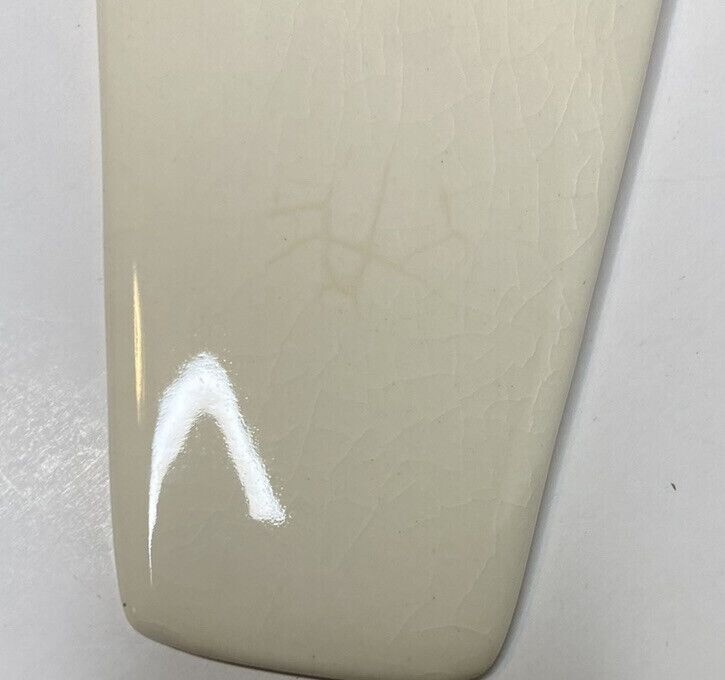 Harker Needlepoint Pottery Pie Cake Server Rare piece