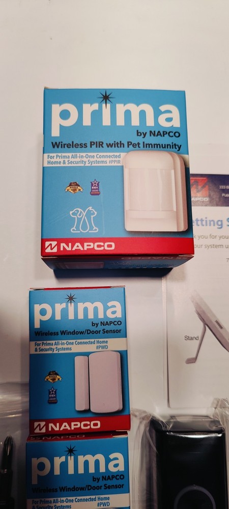 Napco PRIMA All In One Home Security System With 7" Super Panel Open Box NEW