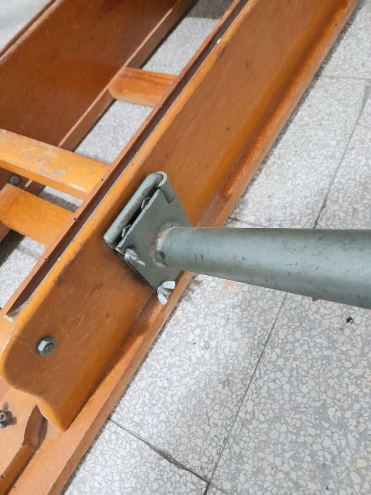 Rowing machine "Lamborgini" 1940s - Solid wood and iron - READ DESCRIPTION