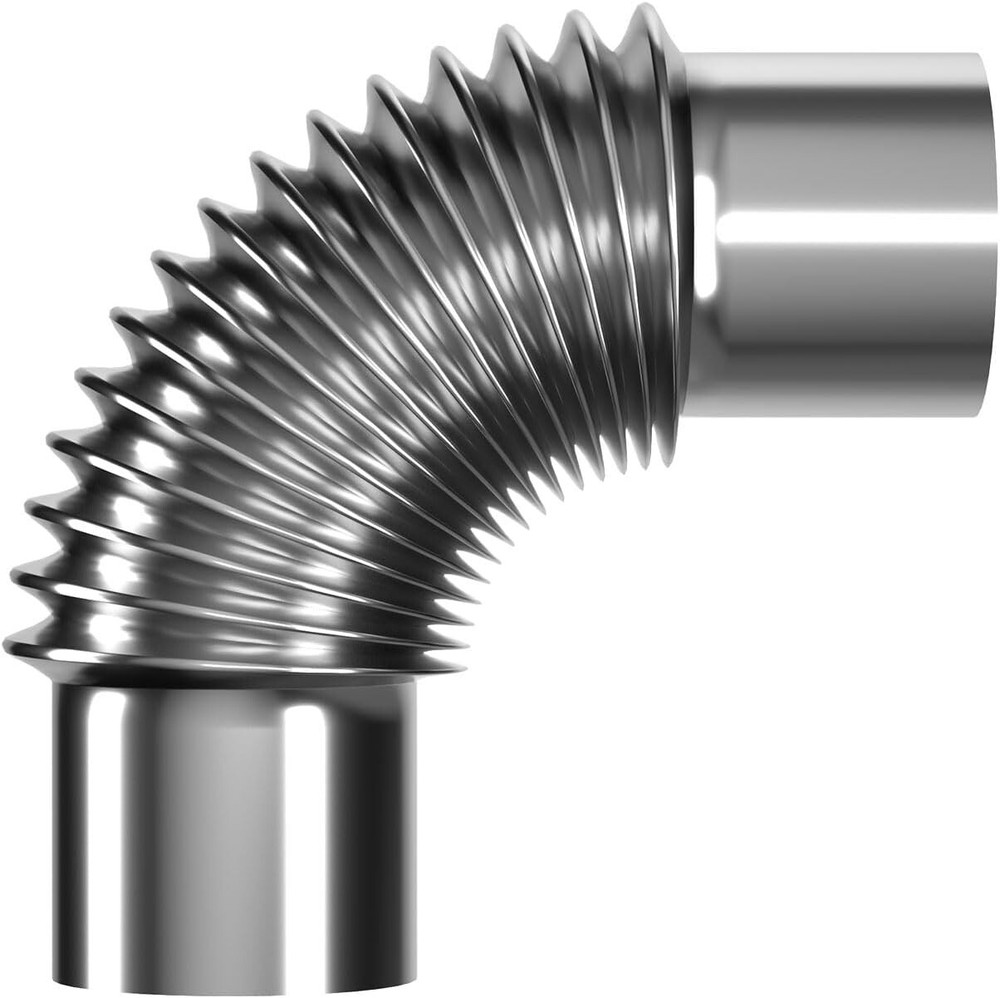 Elbow Vent Pipe 90 Degree for Gas Tankless Water Heater Stainless Steel 3-inch