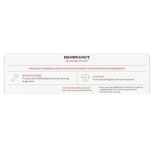 REMBRANDT Intense Stain Whitening Toothpaste With Fluoride, Assorted Sizes
