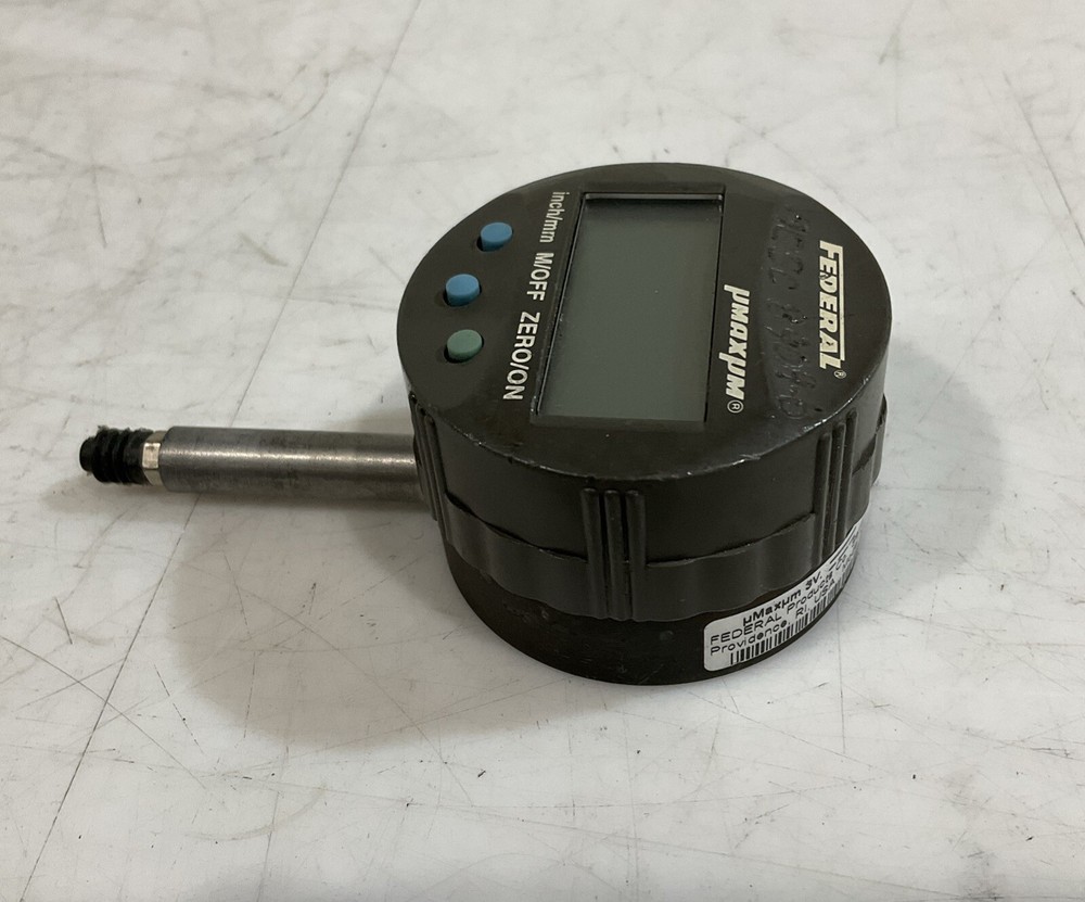 FEDERAL EDI 10202 ELECTRONIC DIAL INDICATOR 3VDC U3S