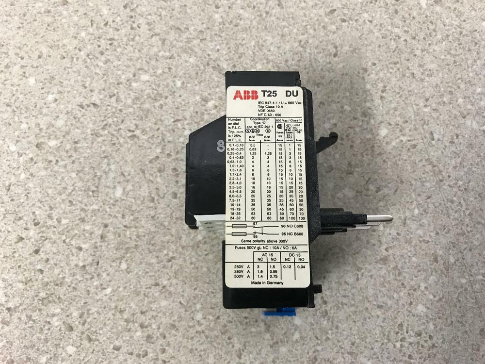 ABB Overload Relay T25 DU 2,4 NEW