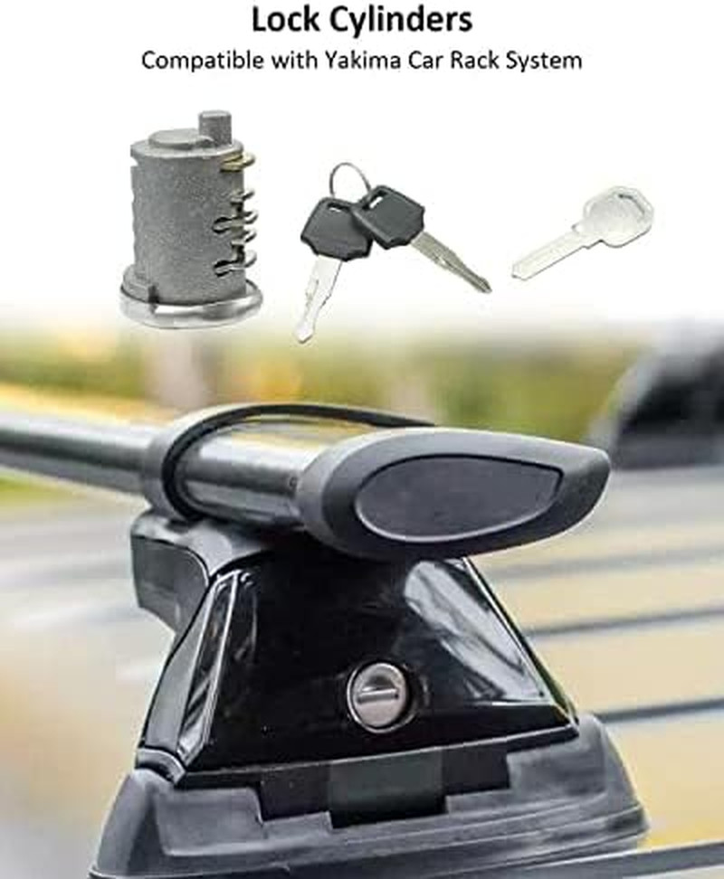 4 Pack Lock Cores Fits for Yakima SKS Car Rack System Components, Replacement fo