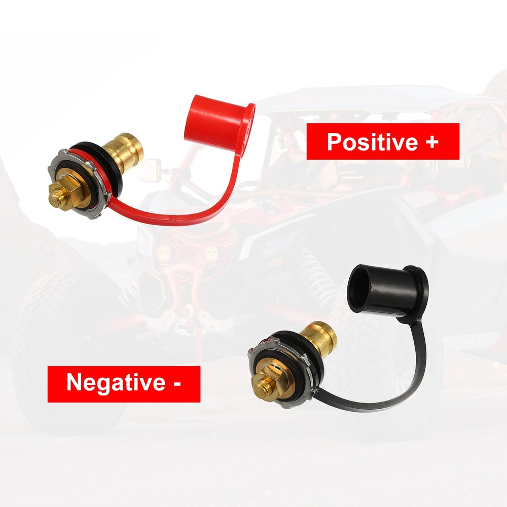 1 Set 3/8" Car Battery Jump Post Starter Remote Battery Terminal Relocation