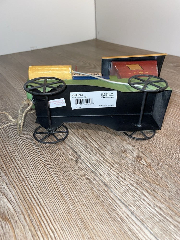 Christmas Traditions Pull Behind Metal Train