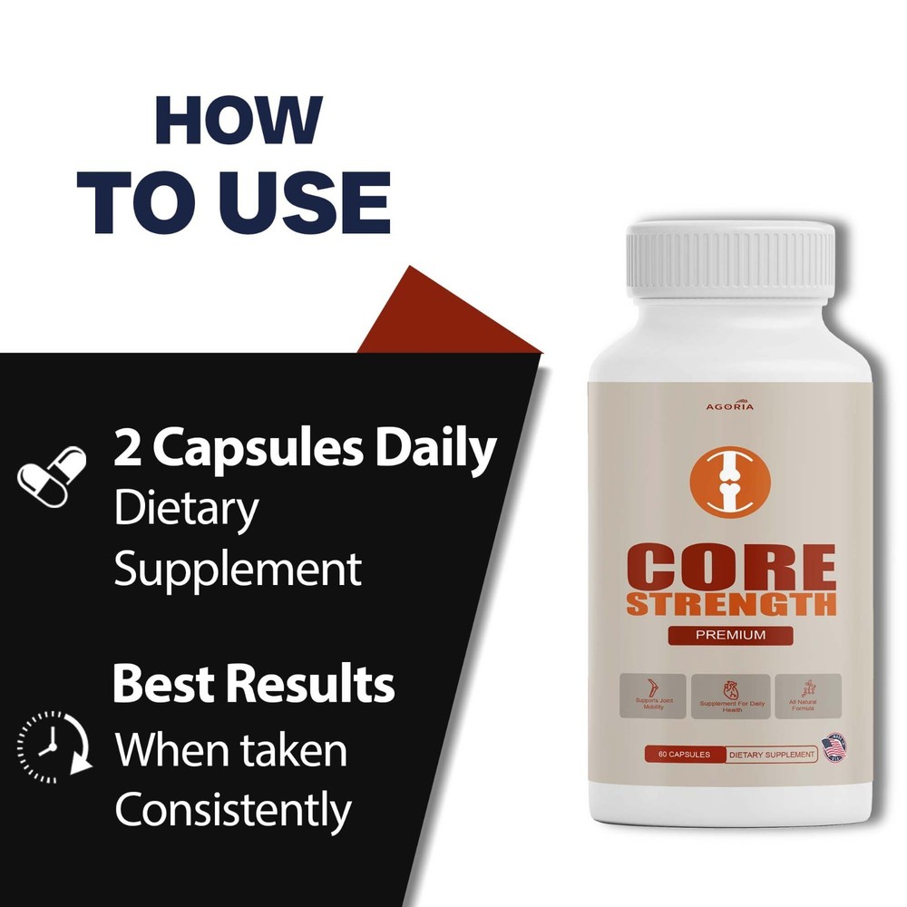 (6 Pack) Core Strength Joint Support Advanced Formula CoreStrength Capsules