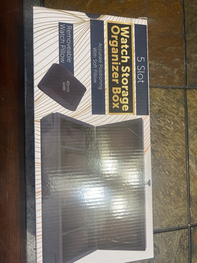 Watch storage organizer box – 5 slot