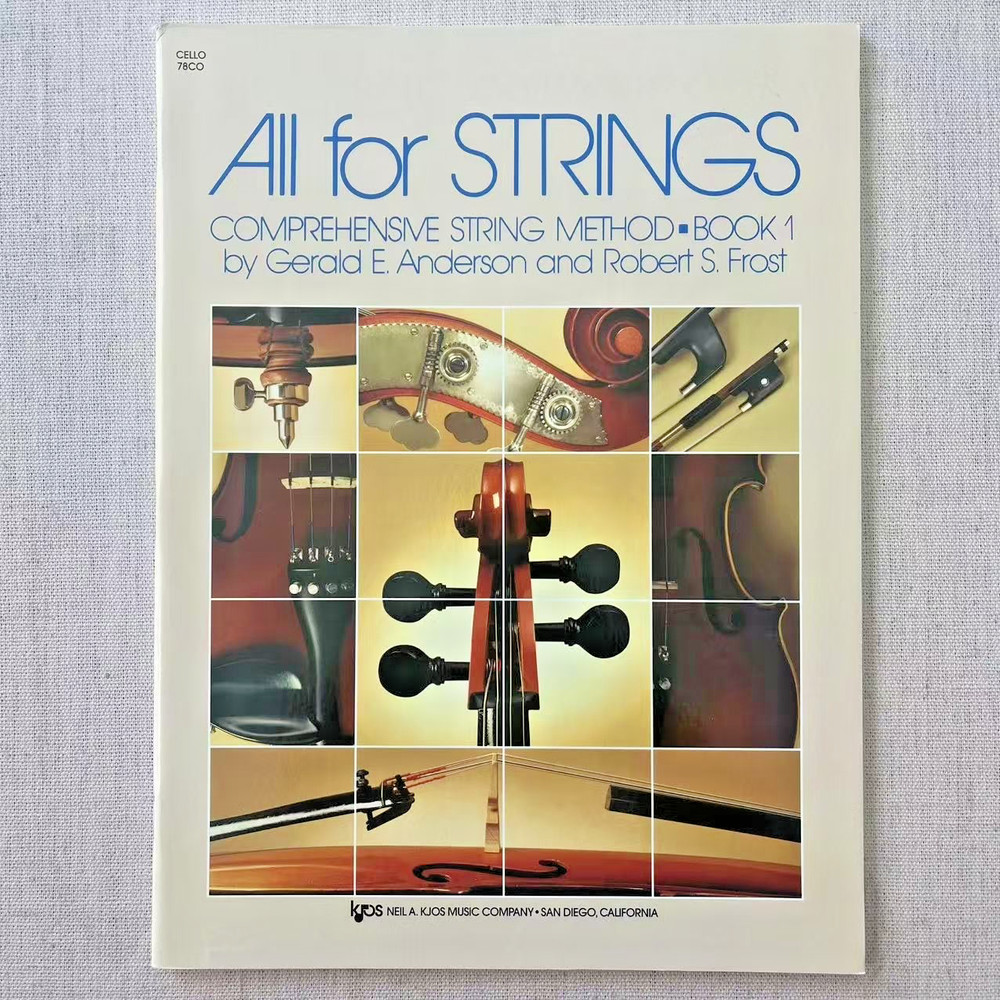 All for strings, Cello: Book 1, comprehensive string method - 78CO