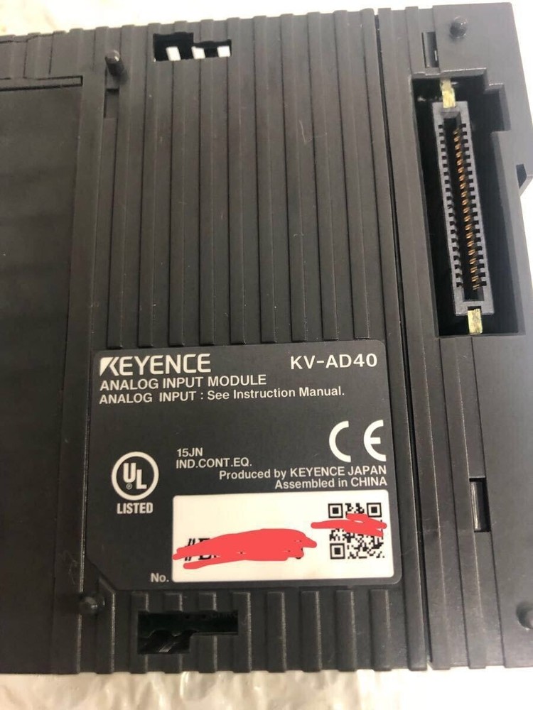 KEYENCE KV-AD40 Analog Input PLC Module w/ Warranty USED
